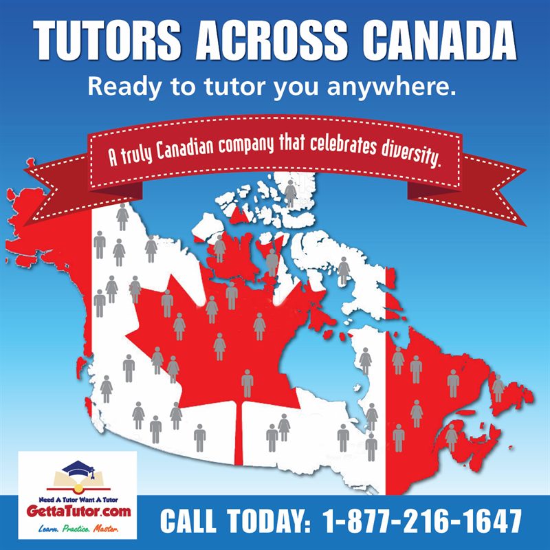 We have tutors across Canada including in Ottawa